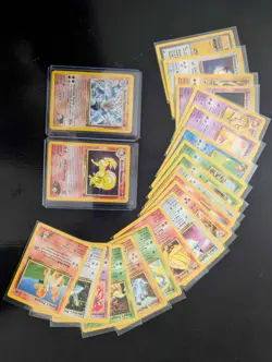 Pokemon Gym Challenge Vintage Lot (2000) Giovanni's Machamp & Brock's Ninetales - Image 1