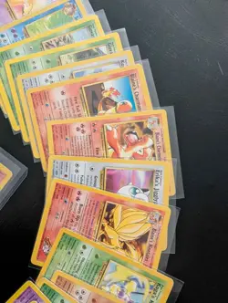 Pokemon Gym Challenge Vintage Lot (2000) Giovanni's Machamp & Brock's Ninetales - Image 5