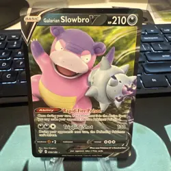 Galarian Slowbro V 099/189 -SWSH: Darkness Ablaze Ultra Rare - Pokemon TCG (NM) - Image 1