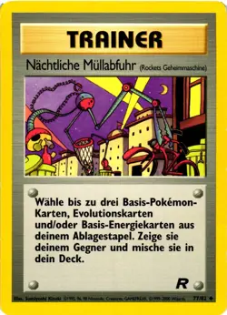 Pokemon Team Rocket German Nightly Garbage Run 77/82 MP - Image 1