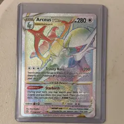 Arceus VSTAR 176/172 Brilliant Stars Secret Rare NM Pokemon TCG - Image 2