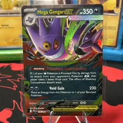 Pokemon Mega Gengar ex 056/094 Phantasmal Flames Double Rare Holo 350 HP English - Image 1
