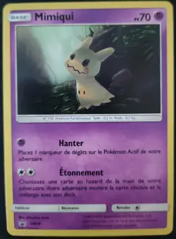 Carte Pokemon - Mimiqui SM29 Promo Soleil & Lune Mitsuhiro Arita 2017 - Image 1
