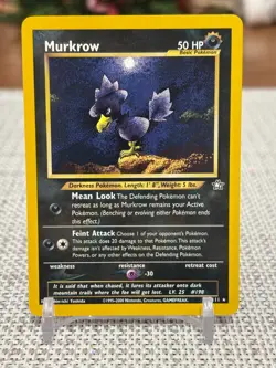 2000 Pokemon #24/111 Murkrow (Neo Genesis) NM - Image 1