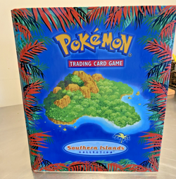 2001 Vintage Pokemon Southern Islands 3-Ring Binder Only English Good Condition - Image 1