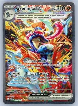 Greninja ex 214/167 Sv06: Twilight Masquerade Special Illustration Rare Pokemon - Image 1