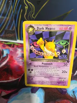 Pokemon Vintage Non-Holo Rare Dark Hypno 26/82 Team Rocket #10 - Image 5