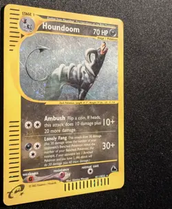 Pokemon SKYRIDGE - #H11/H32 Houndoom - Holo - ENG - DOUBLE SWIRL! - MP/LP - Image 5