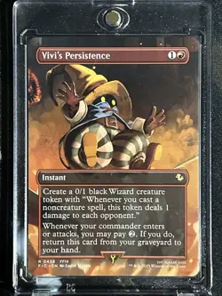 Vivi’s Persistence - FIC Borderless - Near Mint - Non-Foil - w/MagCase! MTG - Image 1