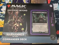 MTG Universes Beyond Warhammer 40K Necron Dynasties Commander Deck - NewSealed - Image 1