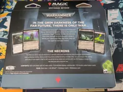 MTG Universes Beyond Warhammer 40K Necron Dynasties Commander Deck - NewSealed - Image 5