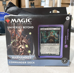 Magic The Gathering Universes Beyond Warhammer 40K Commander Necron Dynasties - Image 1