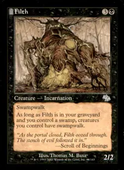Filth Judgment Light Play MTG Magic the Gathering - Image 1