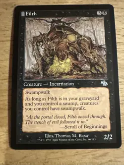 Filth Judgment Light Play MTG Magic the Gathering - Image 1