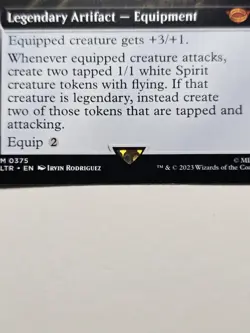 Anduril Flame of the West (Extended Art) LTR 375 Mtg Lord Rings lotr mythic card - Image 3