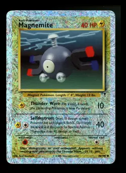 #2 Magnemite 80/110 Legendary Collection 2002 Reverse Holo Pokemon Card TCG - Image 1