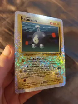 #2 Magnemite 80/110 Legendary Collection 2002 Reverse Holo Pokemon Card TCG - Image 3