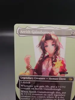 Aerith Gainsborough (Borderless) #374 Final Fantasy Magic the Gathering Non-Foil - Image 3