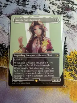 Magic: The Gathering Final Fantasy - Aerith Gainsborough Borderless R 0374 - Image 2