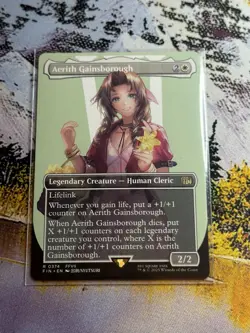 Magic: The Gathering Final Fantasy - Aerith Gainsborough Borderless R 0374 - Image 4