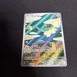 Pokemon TCG Drampa Scarlet Violet Temporal Forces 184/162 Illustration - Image 1