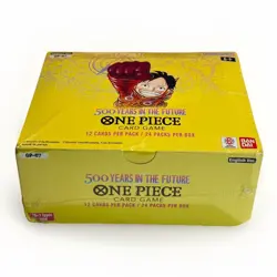 One Piece OP07 500 Years in the Future Booster Box SEALED English Slight Damage - Image 1