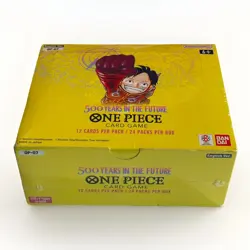 One Piece OP07 500 Years in the Future Booster Box SEALED English Slight Damage - Image 1