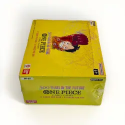 One Piece OP07 500 Years in the Future Booster Box SEALED English Slight Damage - Image 2