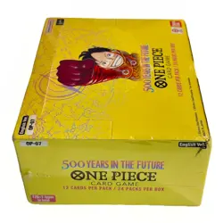 One Piece OP07 500 Years in the Future Booster Box SEALED English Slight Damage - Image 4