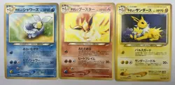 Pokemon Card Light Vaporeon Jolteon Flareon Neo Destiny 3 Set 2000 Japanese - Image 1