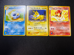 (LP) Light Vaporeon 134 Jolteon 135 Flareon 136 2001 Japanese Pokemon Card #2 - Image 1
