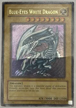 Blue-Eyes White Dragon SDK-001 Starter Deck: Kaiba-Unlimited Ultra Rare Damaged - Image 1
