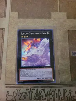YUGIOH SOUL OF SILVERMOUNTAIN REDU-EN048 SUPER UNLIMITED ED LP - Image 1