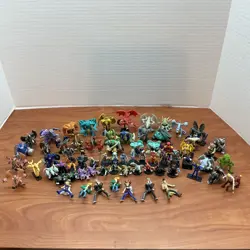 Yugioh & Dungeon Dice Monsters Figures Lot of Over 60 Vintage Toy Mini - Image 1