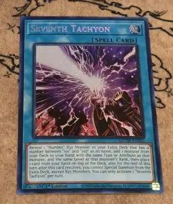 Yugioh Seventh Tachyon MZTM-EN016 1st Edition Secret Rare NM - Image 1