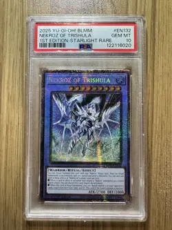 Yu-Gi-Oh! 2025 Nekroz Of Trishula STARLIGHT 1st Ed PSA 10 BLMM-EN132 POP 1!! - Image 4