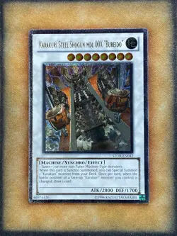 Yugioh Karakuri Steel Shogun mdl 00X “Bureido” STOR-EN042 Ultimate Rare NM - Image 1