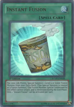 Yugioh! HP Instant Fusion - RYMP-EN028 - Ultra Rare - 1st Edition Heavily Played - Image 1