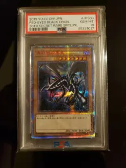 PSA 10 - Red-Eyes Black Dragon 20CP-JPS03 20th Secret Rare Speical Pack YuGiOh - Image 1