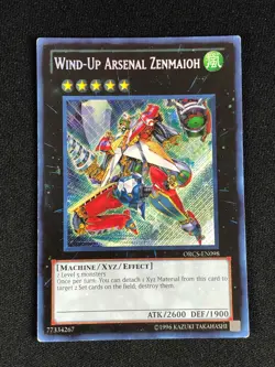 YUGIOH WIND-UP ARSENAL ZENHAIOH ORCS-EN098 SECRET PLAYED/EDGE WEAR - Image 1