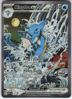 Kingdra ex 131 SV: Scarlet & Violet Promo Cards Promo - Image 1