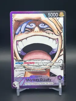 Monkey .D. Luffy Alt Art Leader OP09-061 Emperors In The New World One Piece TCG - Image 1