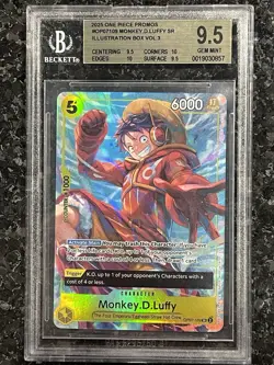 Monkey.D.Luffy (Illustration Box Vol.3) OP07-109 One Piece Promotion BGS 9.5 - Image 1