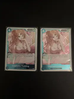 2x Charlotte Pudding OP06-047 Rare - One Piece Wings of the Captain - Image 1