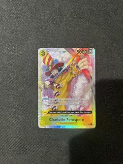 One Piece TCG Pillars of Strength Charlotte Perospero OP03-113 SR English - Image 3