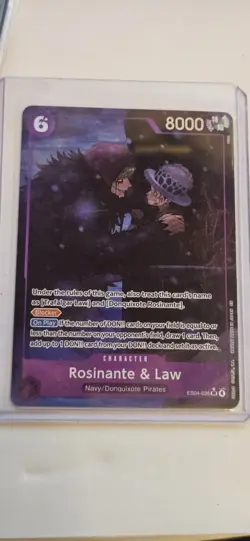Rosinante & Law Alt Art EB04-038 One Piece Azure Sea's Seven English OP14 - Image 1
