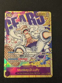 OP05-119 Monkey D. Luffy SEC Alt Art / Awakening of The New Era GEAR 5 NM - Image 1