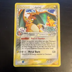 Charizard Stamped Crystal Guardians Reverse Holo Rare 4/100 Pokemon TCG - MP - Image 1