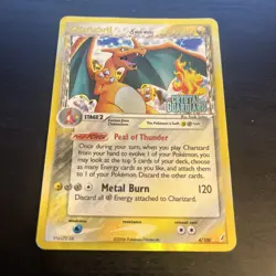Charizard Stamped Crystal Guardians Reverse Holo Rare 4/100 Pokemon TCG - MP - Image 3