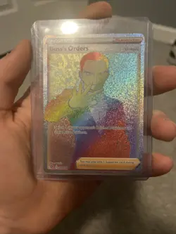 Pokemon TCG Boss's Orders Rebel Clash 200/192 Holo Rainbow Secret Rare Card - Image 4